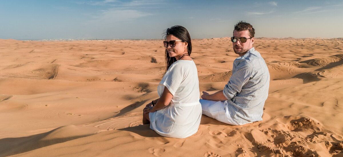 Photo stop inside the desert
