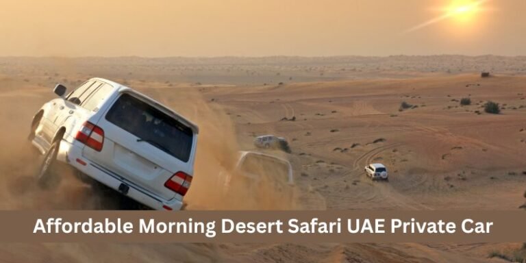 Affordable Morning Desert Safari UAE Private Car